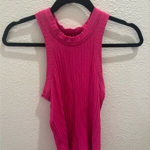 FP Movement by Free People Fuchsia Ribbed Tank Top